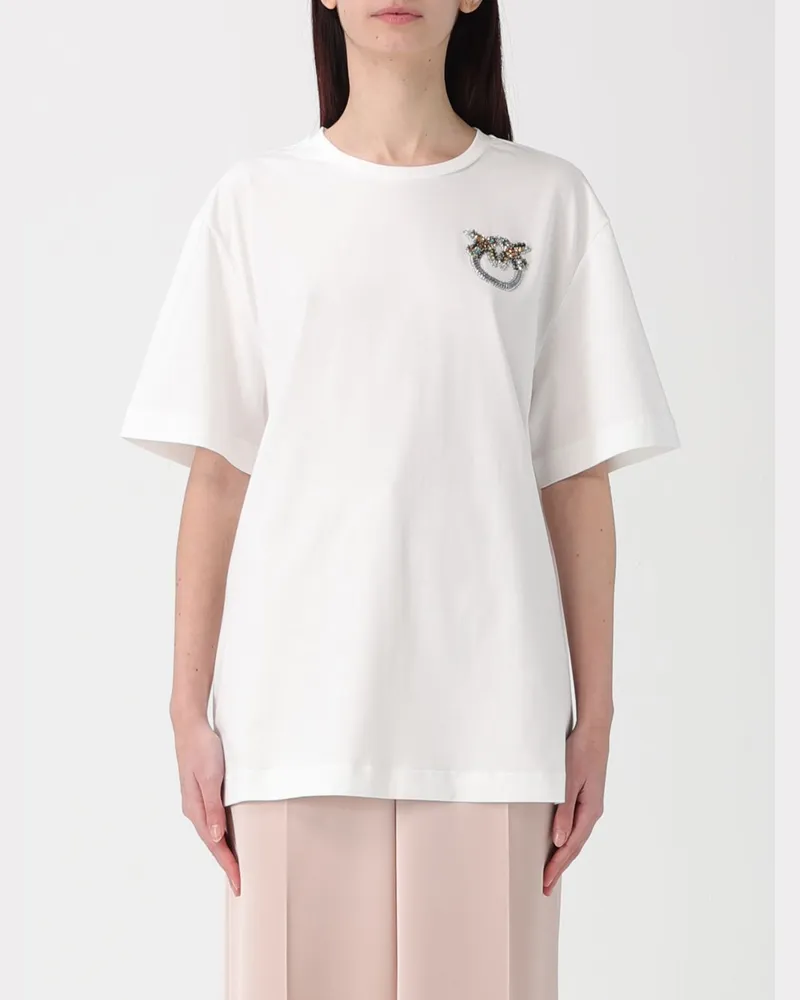 Pinko T-shirt damen Weiß