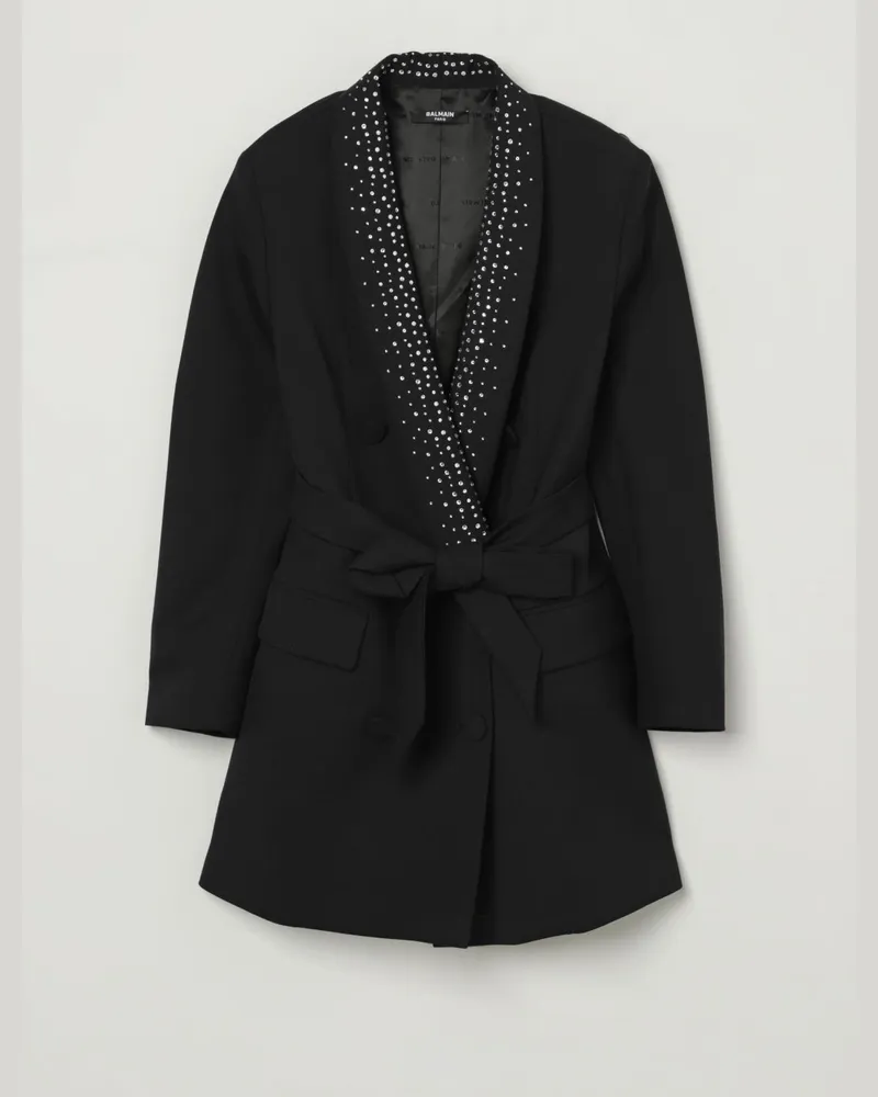 Balmain Kleid kinder Schwarz
