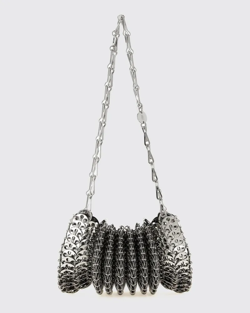 Paco Rabanne Schultertasche damen Silber