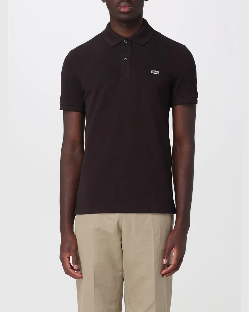 Lacoste Slim Fit Piqué-Baumwoll-Polohemd Dark