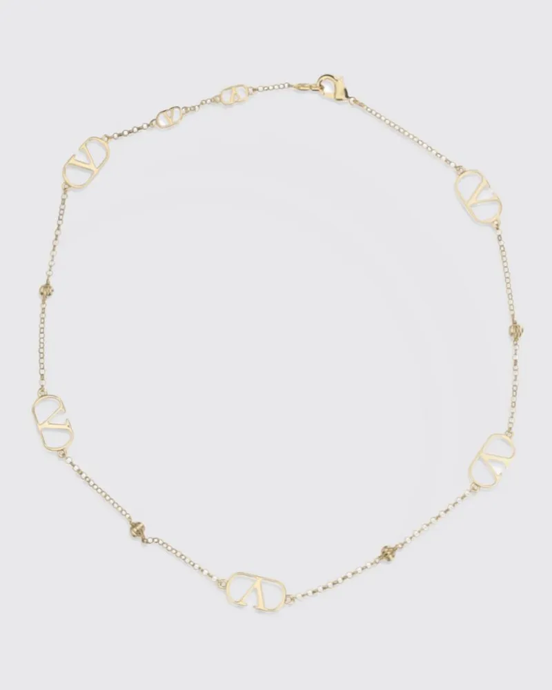 Valentino Garavani VLogo Signature Choker-Halskette aus Messing mit Gold-Finish Gold