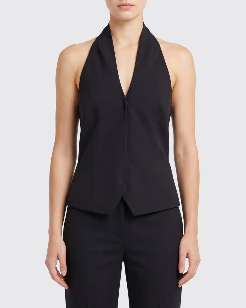 Federica Tosi Weste damen Schwarz