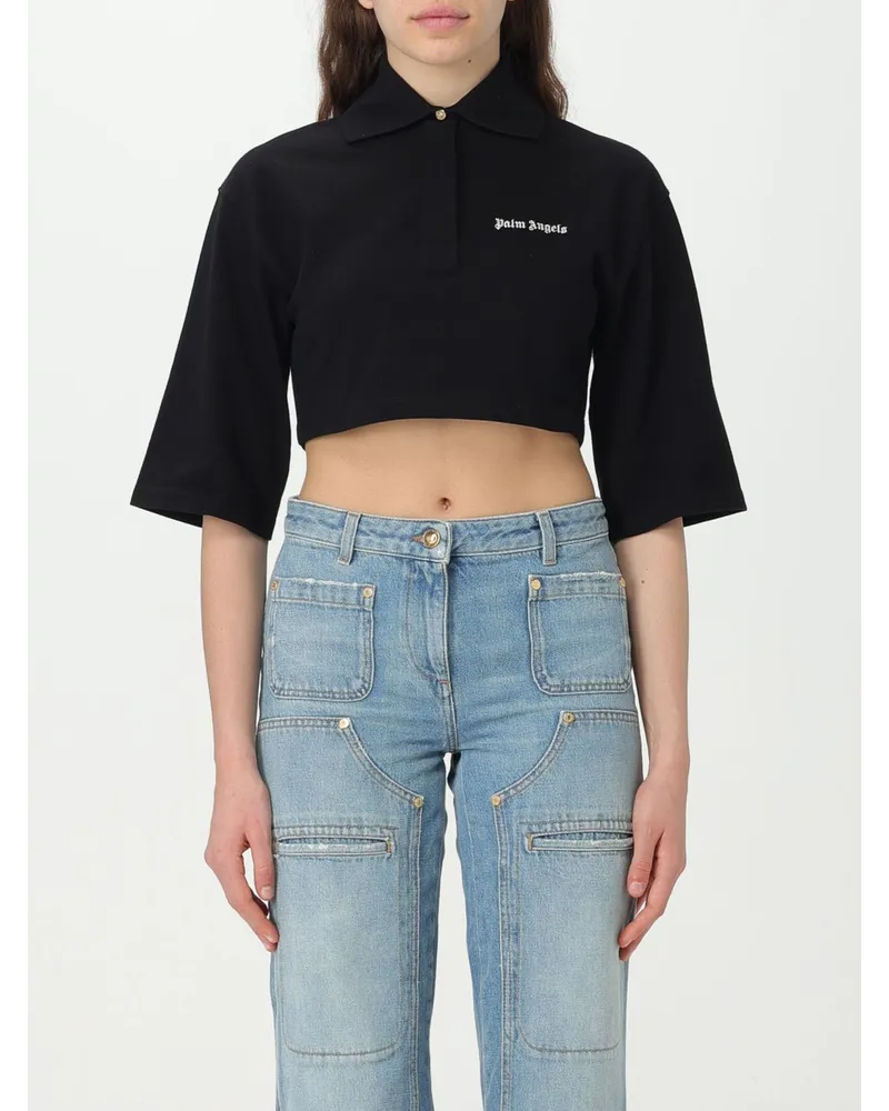 Palm Angels Polo damen Schwarz
