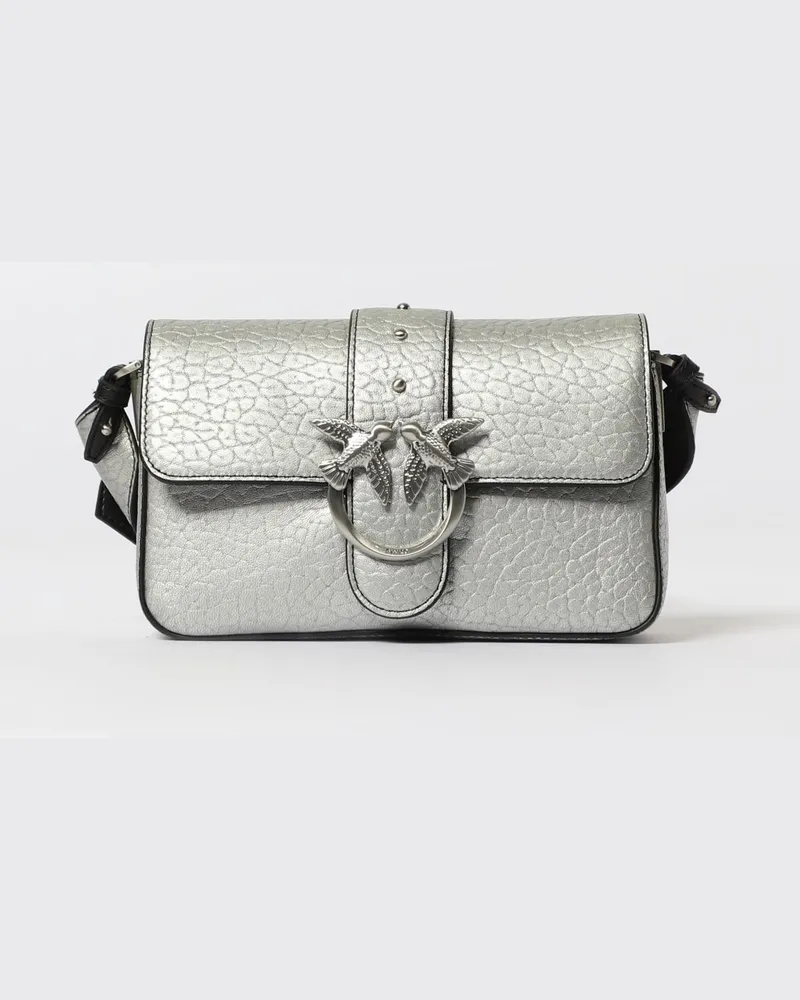 Pinko Schultertasche damen Silber