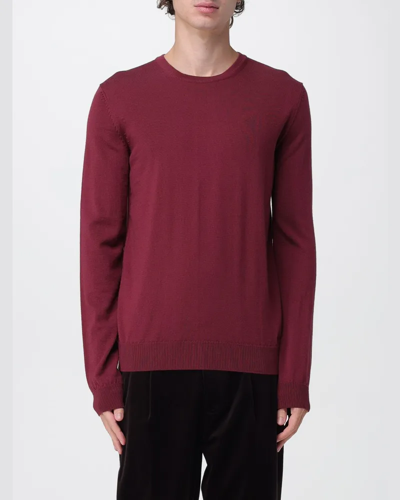 HUGO BOSS Pullover herren Burgunderrot