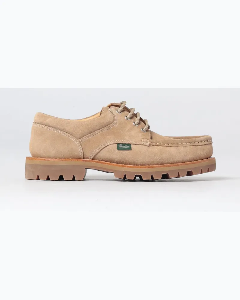 Paraboot Derby-Schuhe Thiers aus Veloursleder mit Gummisohle Honey