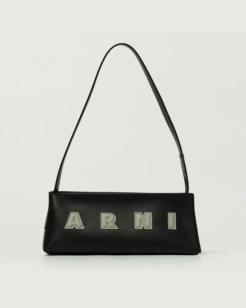 Marni Schultertasche damen Schwarz