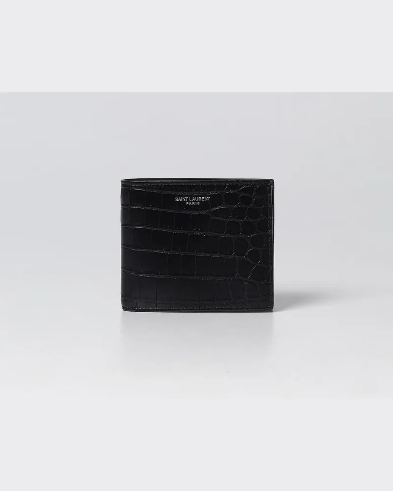 Saint Laurent Portmonnaie herren Schwarz