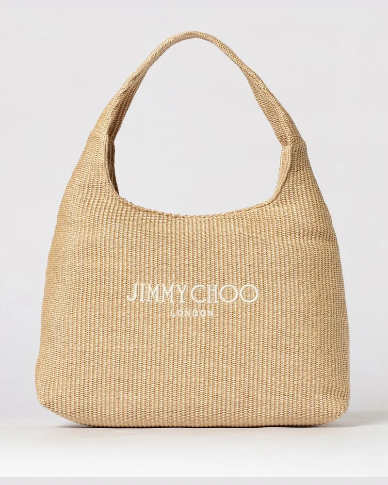 Jimmy Choo Schultertasche damen Beige