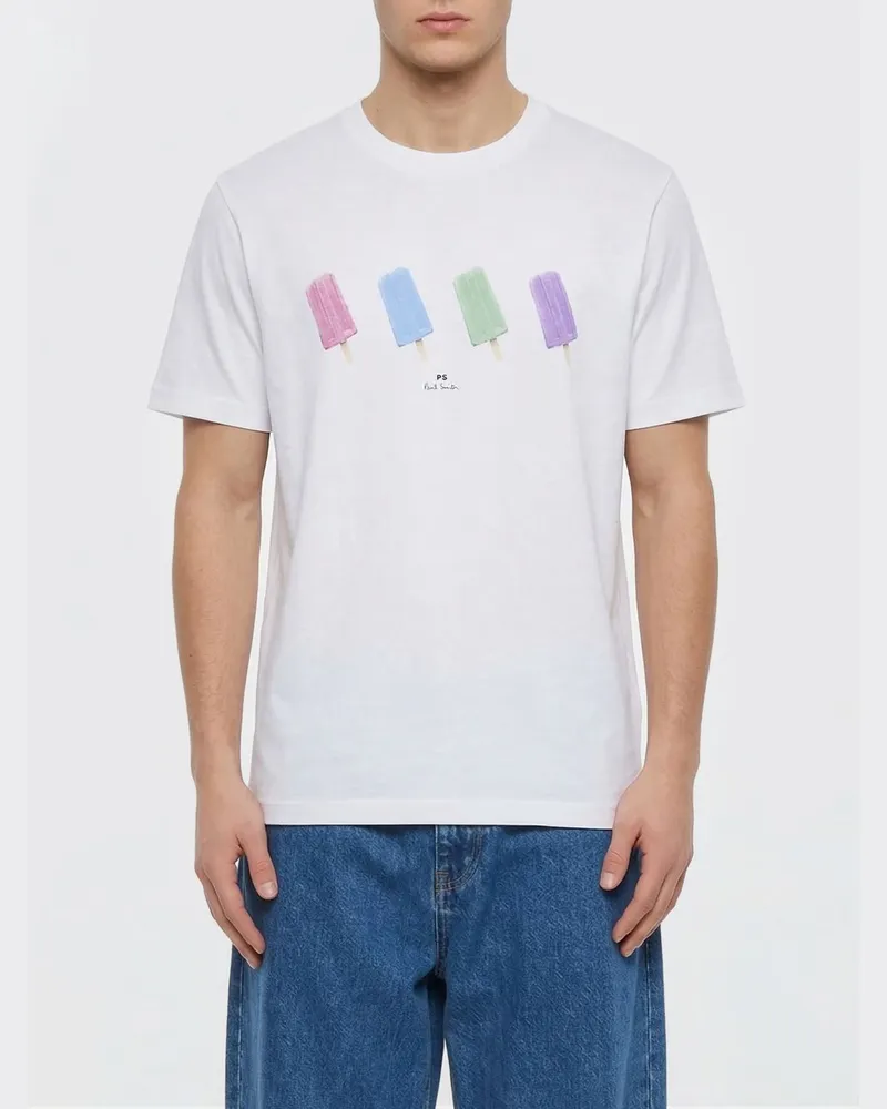 Paul Smith T-shirt herren Weiß