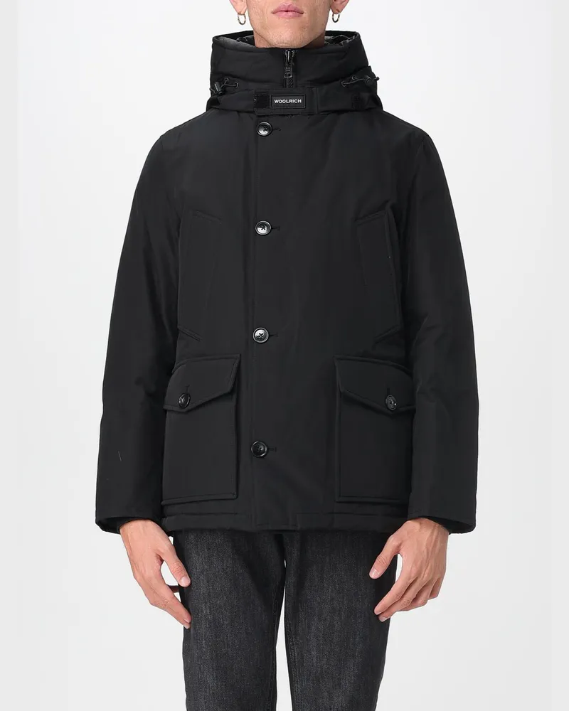Woolrich Mantel herren Schwarz