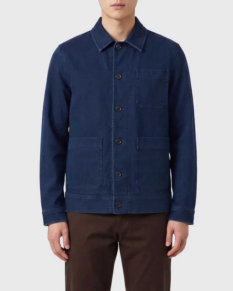 CIRCOLO 1901 Overshirt aus Baumwollmischung Blau
