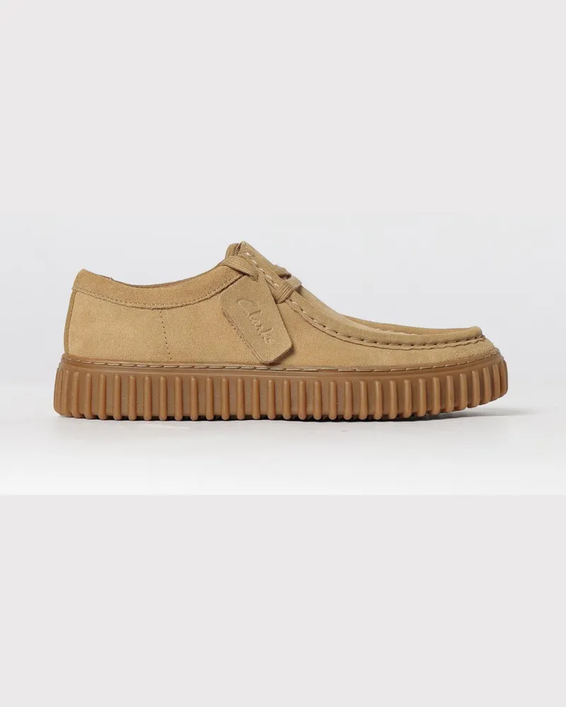Clarks Torhill Lo Chukka-Stiefel aus Wildleder mit runder Kappe Natural