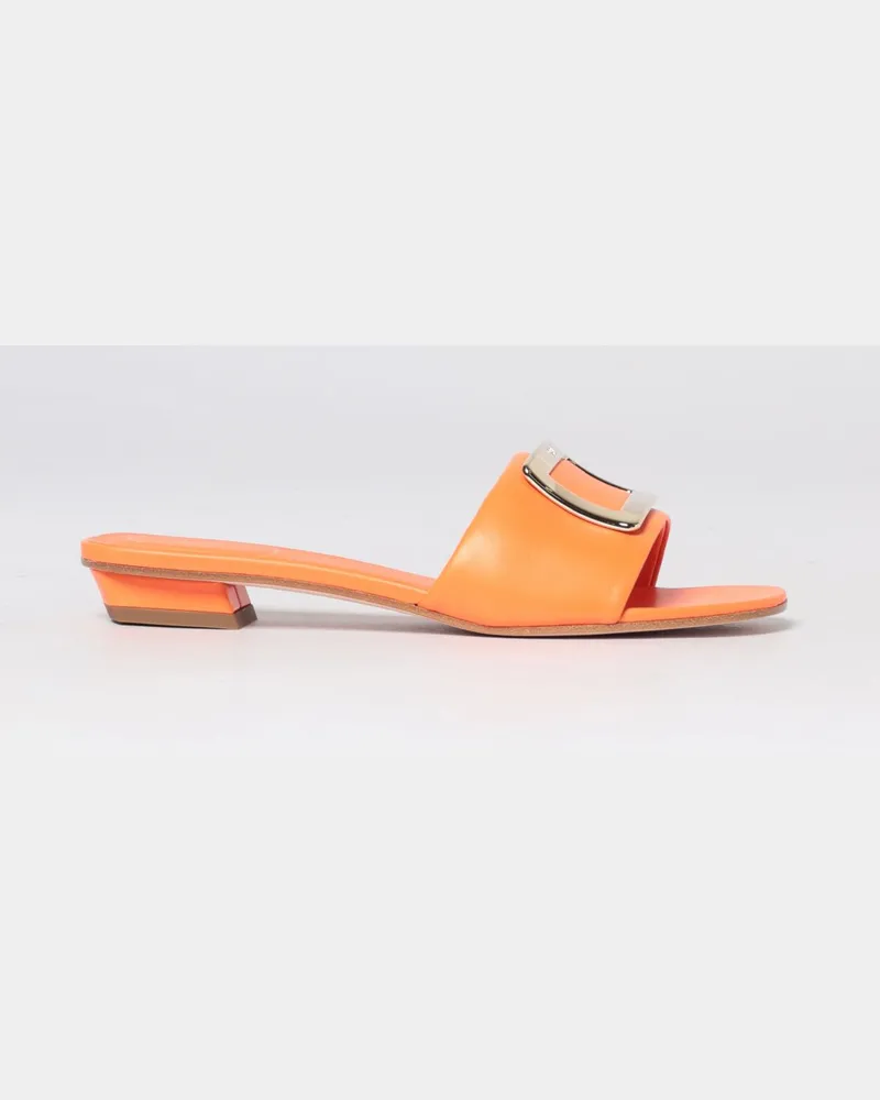 Roger Vivier Flache sandalen damen Orange