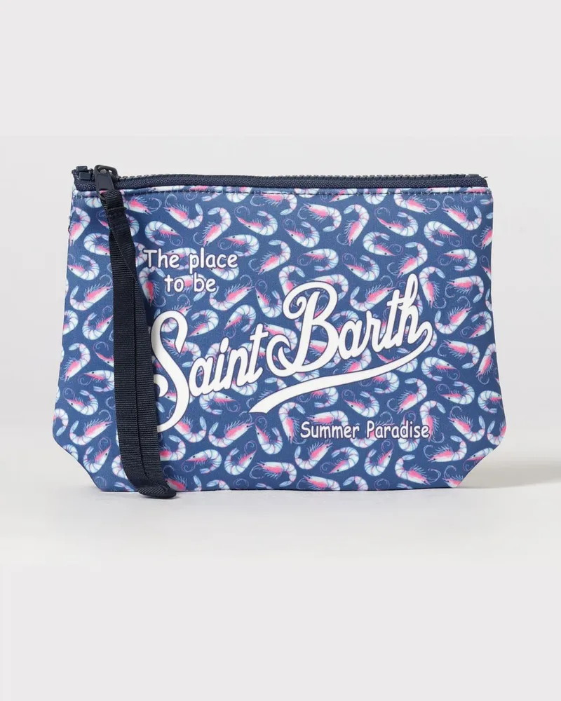 MC2 Saint Barth Aline MC2 Neopren-Pochette mit Saint Barth Logo Hellblau