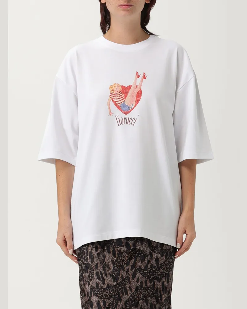 Fiorucci T-shirt damen Weiß