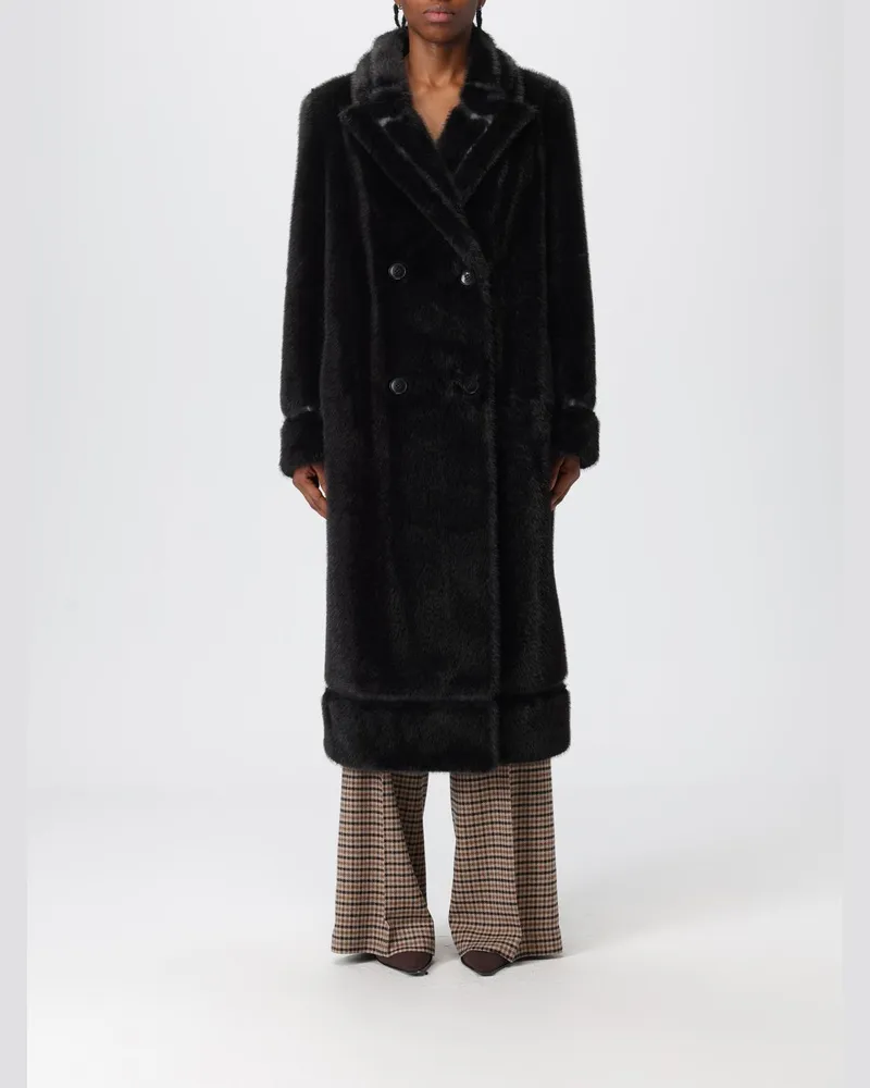 Twin-Set Mantel damen Schwarz