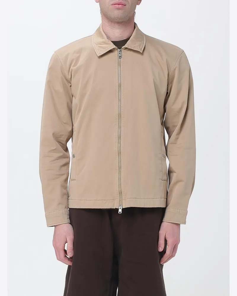 Woolrich Baumwoll-Hemdjacke Beige