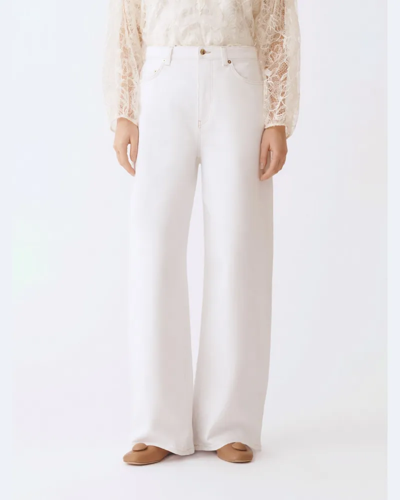 Fabiana Filippi Hose damen Weiß