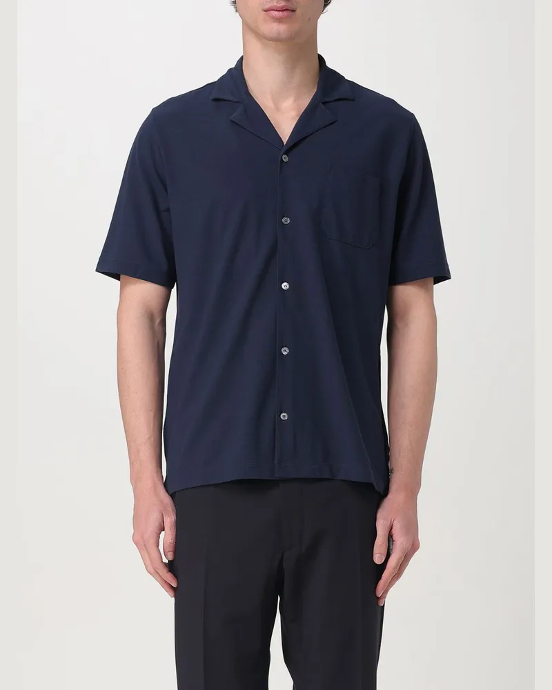 Zanone T-shirt herren Blau