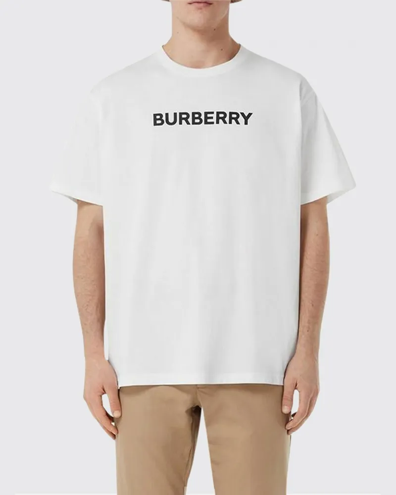 Burberry T-shirt herren Weiß