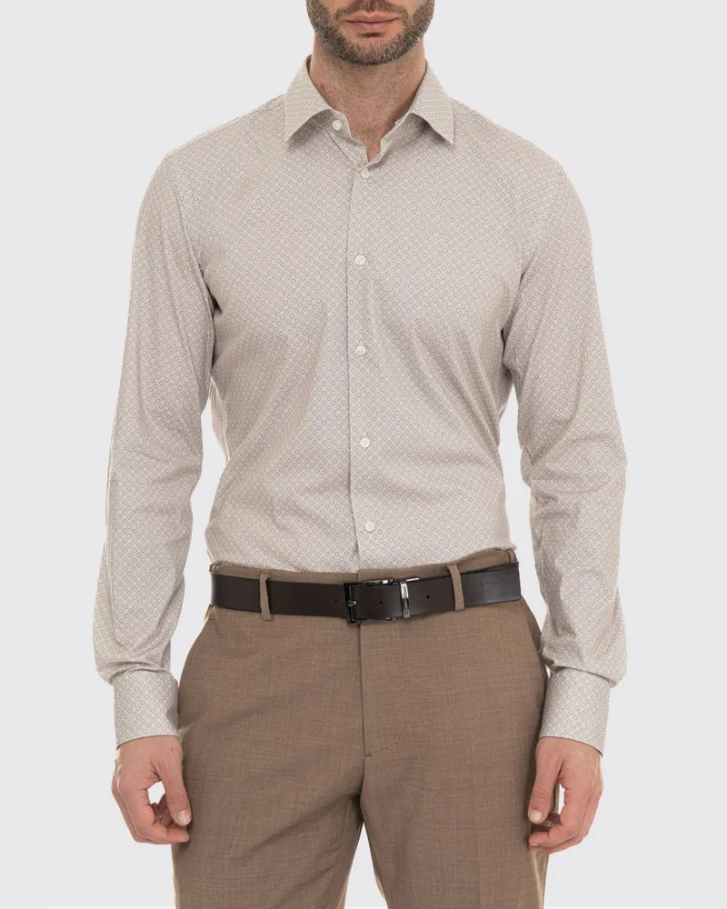 HUGO BOSS Hemd herren Beige