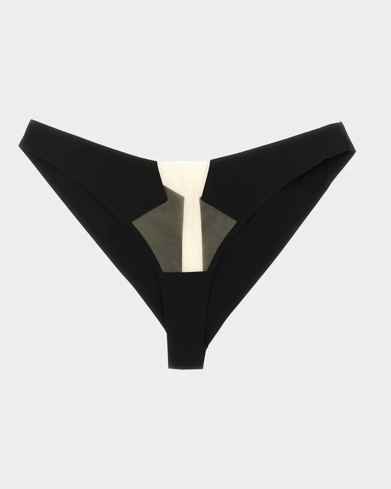 Rick Owens Nylon-Slips Schwarz