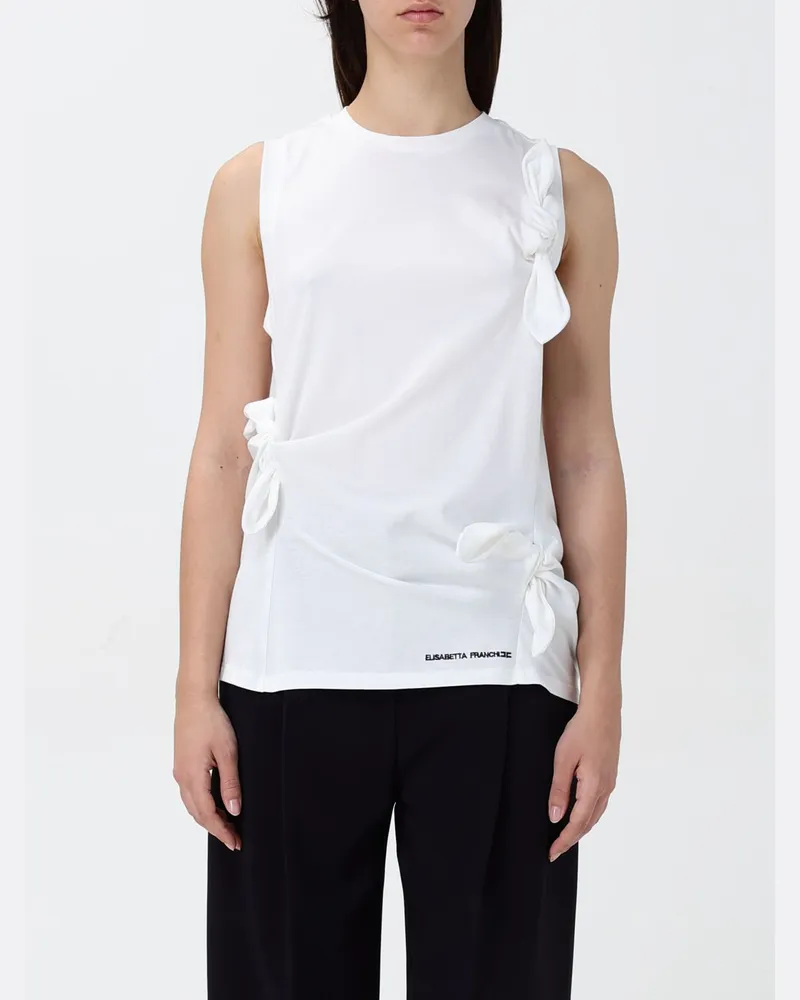 Elisabetta Franchi Top damen Weiß
