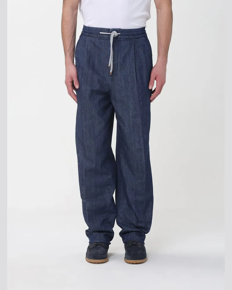Brunello Cucinelli Hose herren Blau