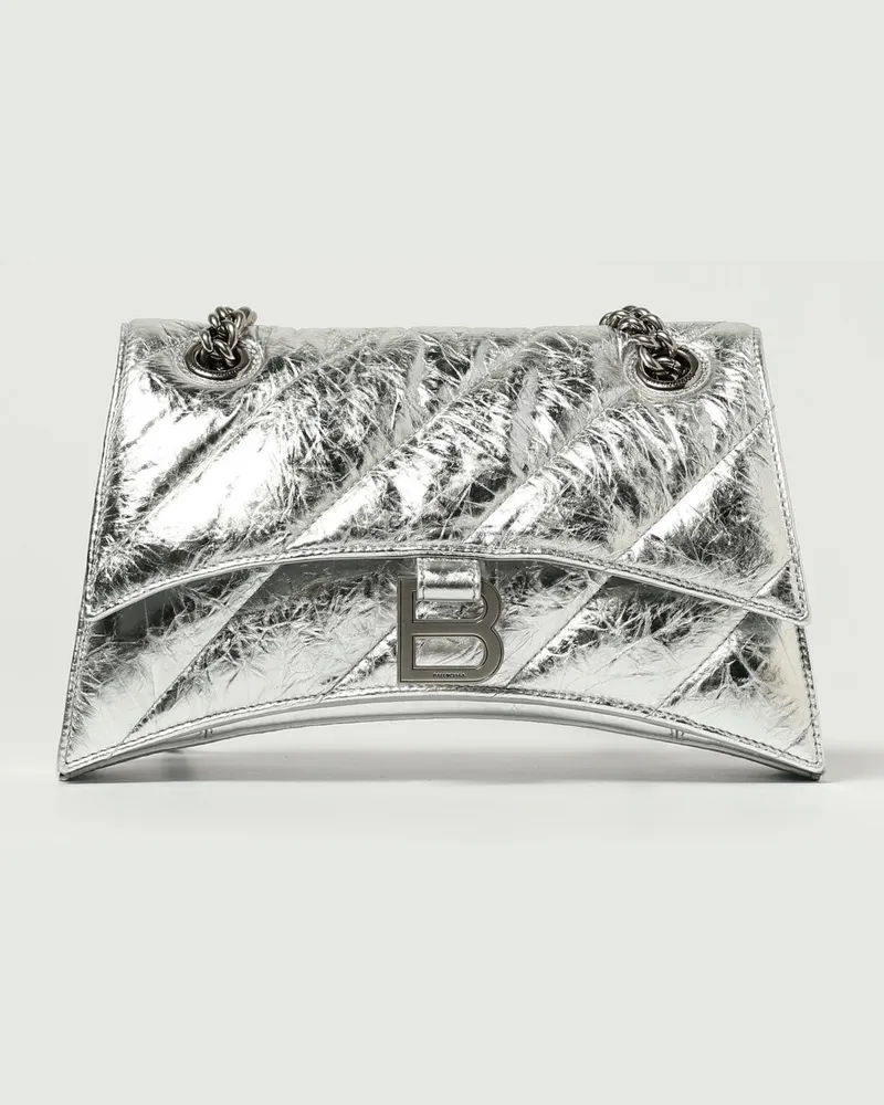 Balenciaga Schultertasche damen Silber