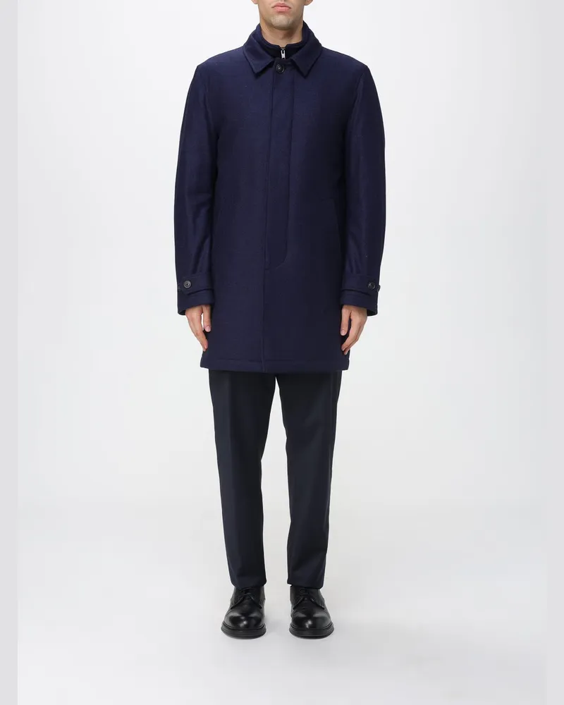 Fay Mantel herren Indigo