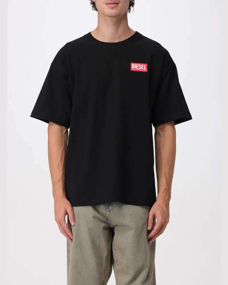 Diesel T-shirt herren Schwarz