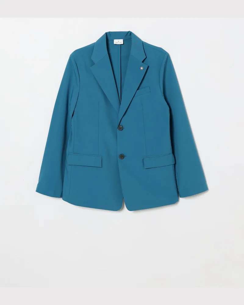 Manuel Ritz Einreihiger Blazer Grün