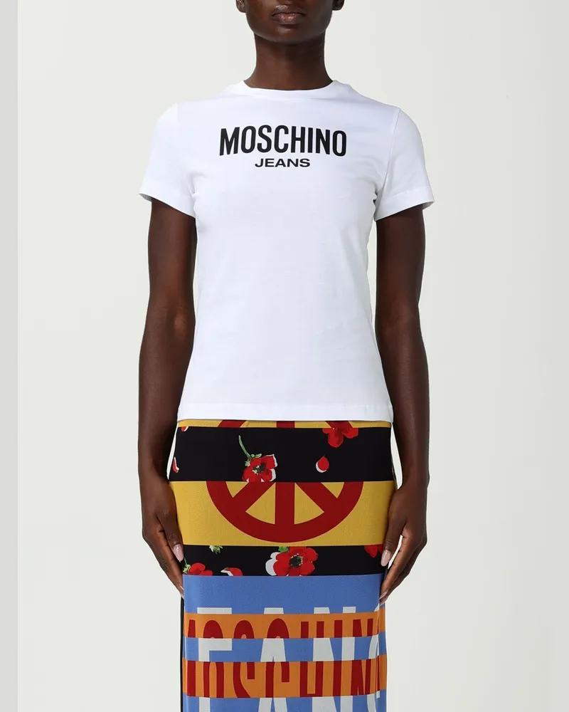 Moschino T-shirt damen Weiß