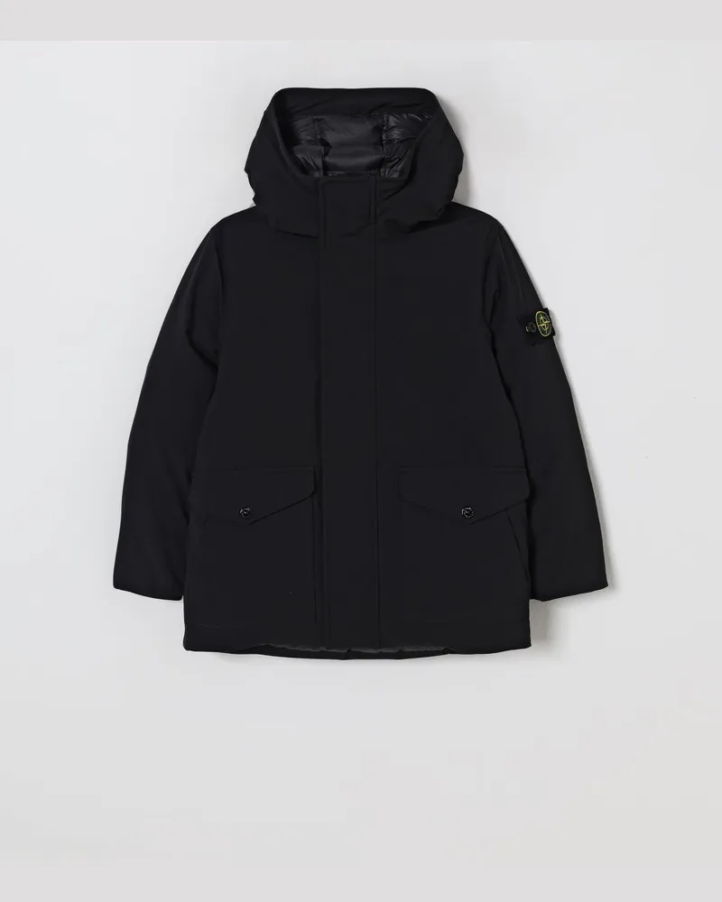 Stone Island Mantel kinder Schwarz