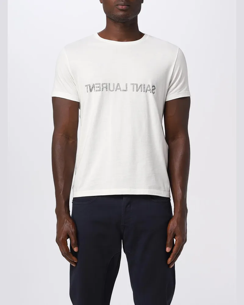 Saint Laurent T-shirt herren Natural