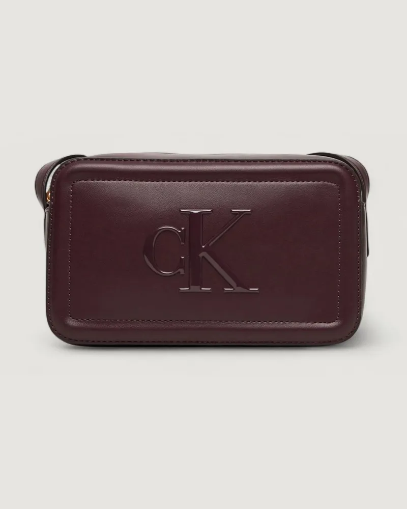 Calvin Klein Minitasche damen Burgunderrot