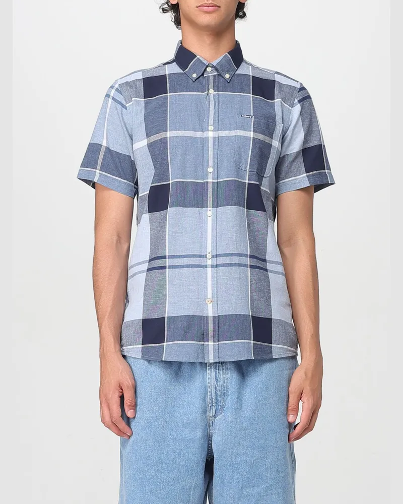 Barbour Hemd herren Blau