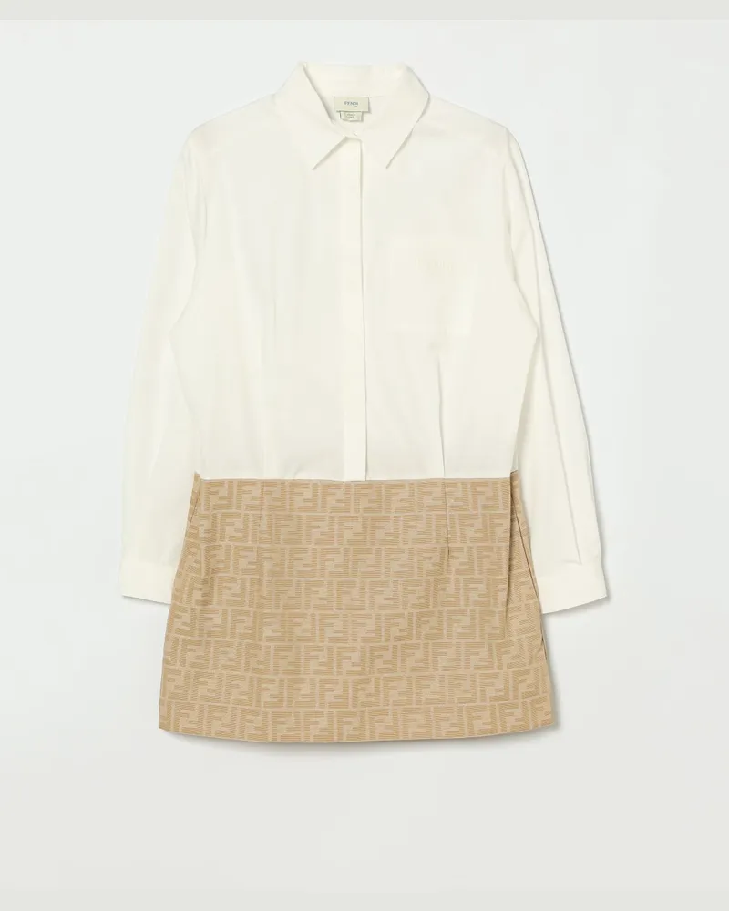 Fendi Kleid kinder Weiß