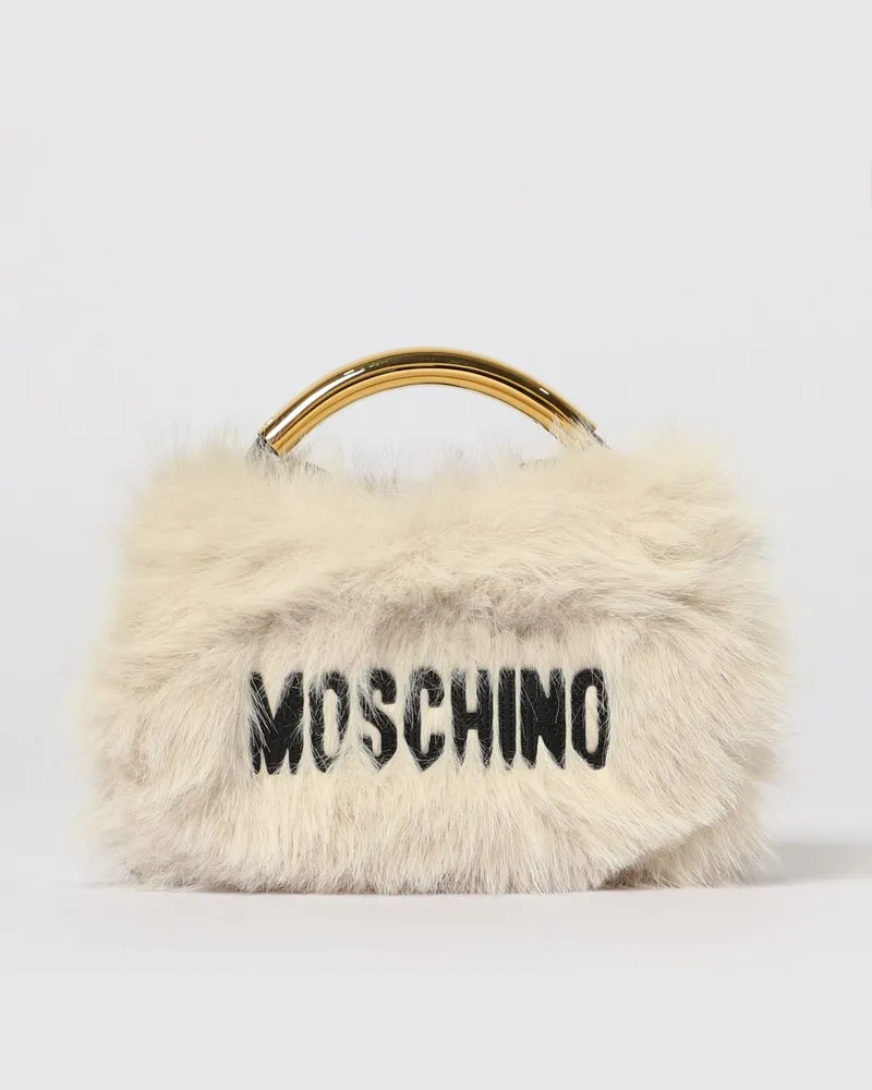 Moschino Schultertasche damen Weiß