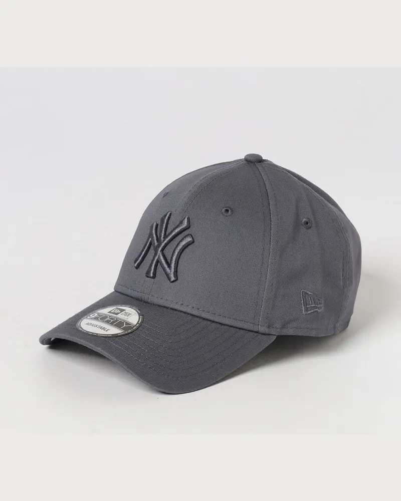 New Era 9Forty NY Yankees Baseballkappe aus Baumwolle mit gesticktem Logo Grau