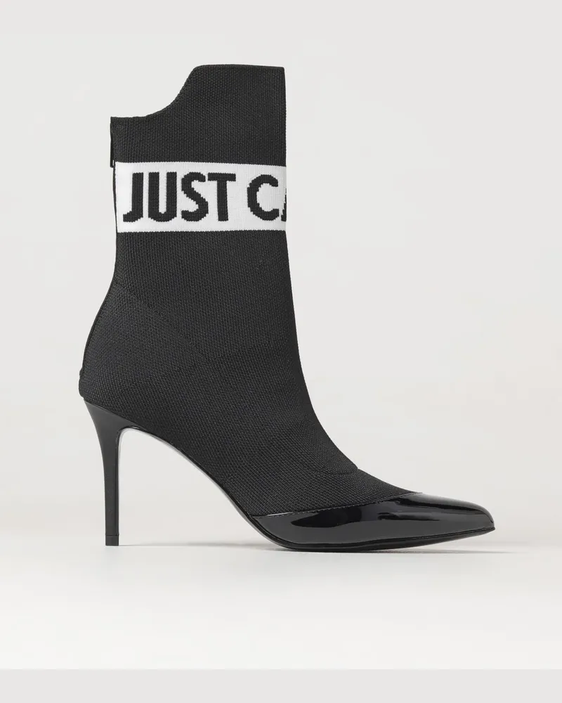 Just Cavalli Flache stiefeletten damen Schwarz