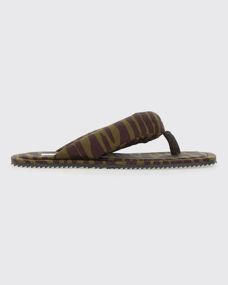 ATTICO Flache sandalen damen Grün