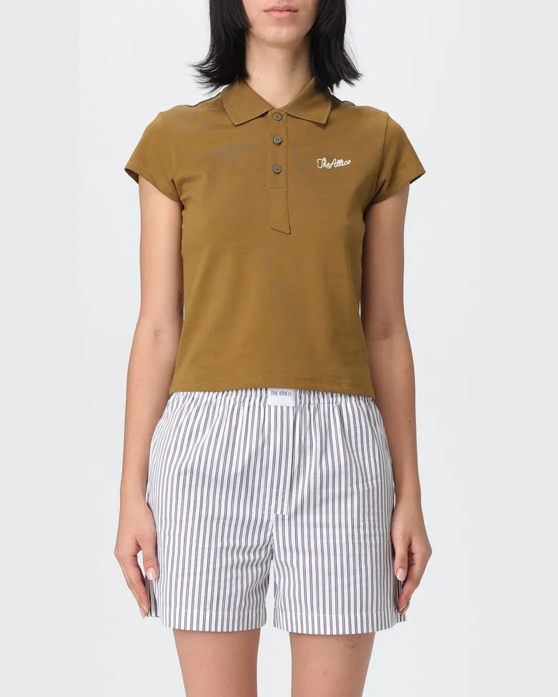 ATTICO Polo damen Grün