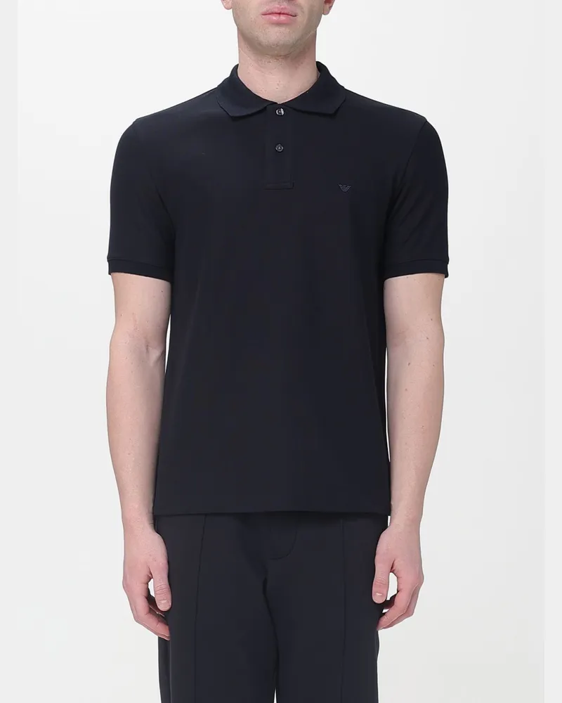Emporio Armani Polo herren Blau