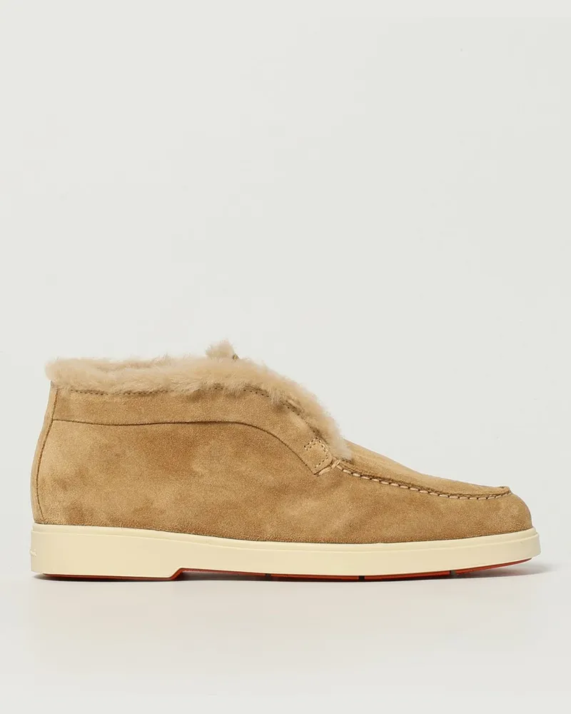 Santoni Mokassins damen Beige