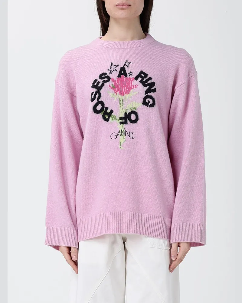 Ganni Pullover damen Pink
