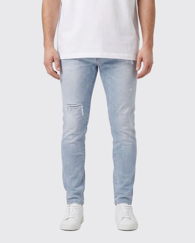 Dsquared2 Straight-Fit-Jeans Teddy aus Denim mit Distressed-Effekt Denim