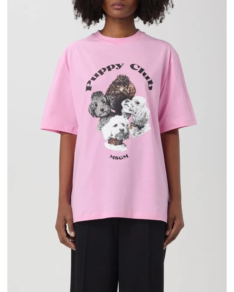MSGM T-shirt damen Pink