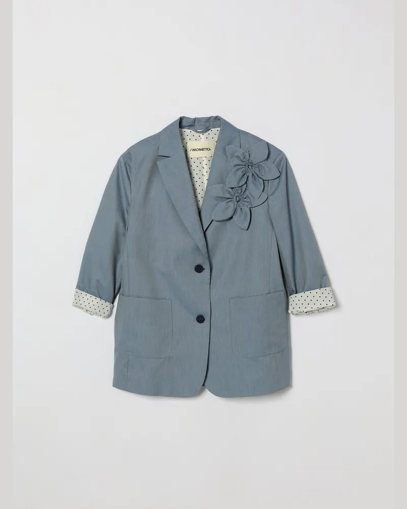 Simonetta Jacke kinder Blau